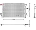 Kondenztor klimatizace DENSO ‐ DEN DCN02038