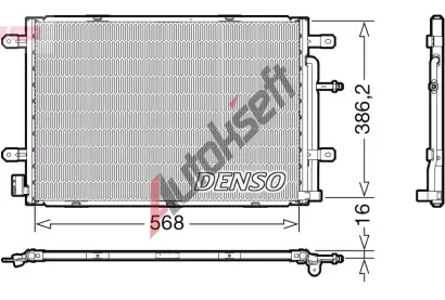 DENSO Kondenztor klimatizace DEN DCN02039, DCN02039