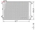Kondenz�tor klimatizace&nbsp;DENSO&nbsp;&dash;&nbsp;DEN DCN02046