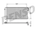 Kondenztor klimatizace DENSO ‐ DEN DCN05012