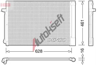 DENSO Kondenztor klimatizace DEN DCN05013, DCN05013