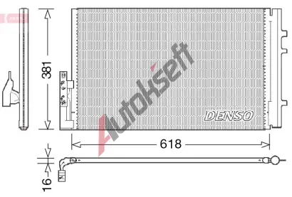 DENSO Kondenztor klimatizace DEN DCN05014, DCN05014
