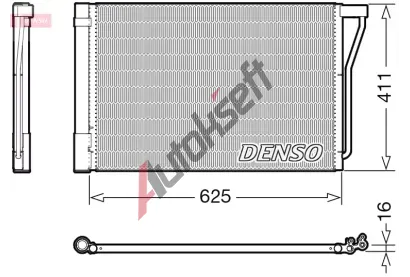 DENSO Kondenztor klimatizace DEN DCN05022, DCN05022
