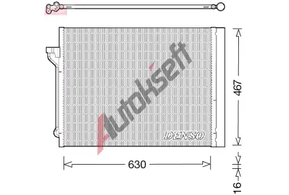 DENSO Kondenztor klimatizace DEN DCN05029, DCN05029