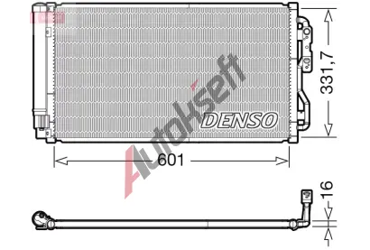 DENSO Kondenztor klimatizace DEN DCN05033, DCN05033