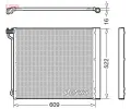 Kondenztor klimatizace DENSO ‐ DEN DCN05034