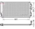 Kondenztor klimatizace DENSO ‐ DEN DCN05035