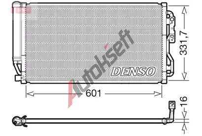 DENSO Kondenztor klimatizace DEN DCN05035, DCN05035