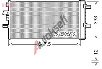 DENSO Kondenztor klimatizace DEN DCN05108, DCN05108