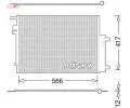 Kondenztor klimatizace DENSO ‐ DEN DCN06017