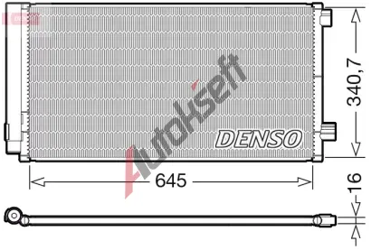 DENSO Kondenztor klimatizace DEN DCN06020, DCN06020