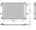 Kondenztor klimatizace DENSO ‐ DEN DCN07062