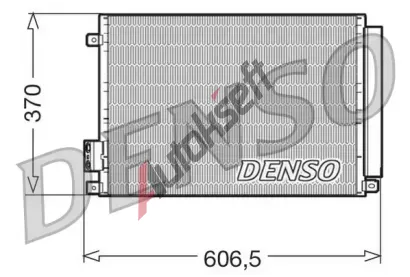 DENSO Kondenztor klimatizace DEN DCN09045, DCN09045