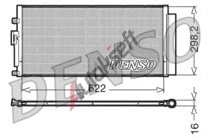 DENSO Kondenztor klimatizace DEN DCN09046, DCN09046
