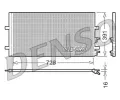 Kondenztor klimatizace DENSO ‐ DEN DCN10017