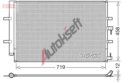DENSO Kondenztor klimatizace DEN DCN10036, DCN10036
