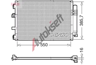 DENSO Kondenztor klimatizace DEN DCN10043, DCN10043