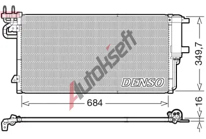 DENSO Kondenztor klimatizace DEN DCN10045, DCN10045