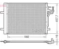 Kondenztor klimatizace DENSO ‐ DEN DCN10056