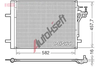 DENSO Kondenztor klimatizace DEN DCN10056, DCN10056