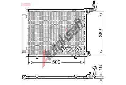 DENSO Kondenztor klimatizace DEN DCN10058, DCN10058
