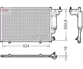 Kondenztor klimatizace DENSO ‐ DEN DCN10059