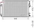 Kondenztor klimatizace DENSO ‐ DEN DCN13022