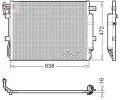 Kondenztor klimatizace DENSO ‐ DEN DCN14003