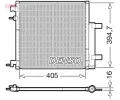 Kondenztor klimatizace DENSO ‐ DEN DCN15006