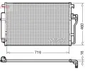 Kondenztor klimatizace DENSO ‐ DEN DCN17008