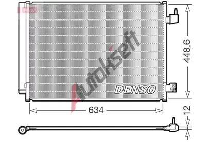DENSO Kondenz�tor klimatizace DEN DCN17031, DCN17031