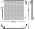 Kondenztor klimatizace DENSO ‐ DEN DCN17058