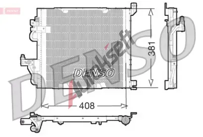 DENSO Kondenztor - klimatizace DEN DCN20012, DCN20012