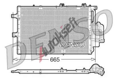 DENSO Kondenztor klimatizace DEN DCN20017, DCN20017