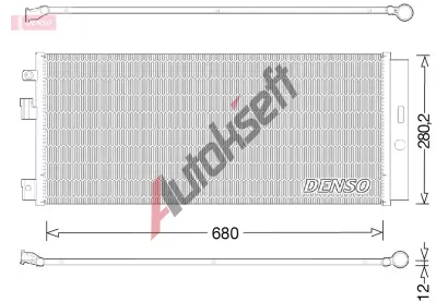 DENSO Kondenztor klimatizace DEN DCN20023, DCN20023