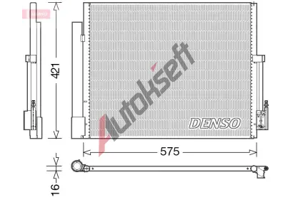 DENSO Kondenz�tor klimatizace DEN DCN20036, DCN20036