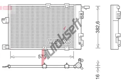DENSO Kondenztor klimatizace DEN DCN20038, DCN20038