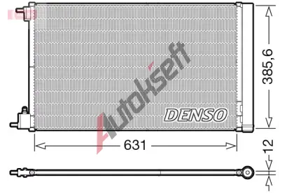 DENSO Kondenztor klimatizace DEN DCN20039, DCN20039