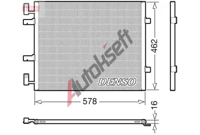 DENSO Kondenztor klimatizace DEN DCN20041, DCN20041