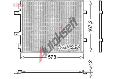 DENSO Kondenztor klimatizace DEN DCN20042, DCN20042