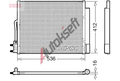 DENSO Kondenztor klimatizace DEN DCN20043, DCN20043