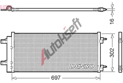 DENSO Kondenztor klimatizace DEN DCN20044, DCN20044