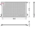 DENSO Kondenztor klimatizace DEN DCN20045, DCN20045