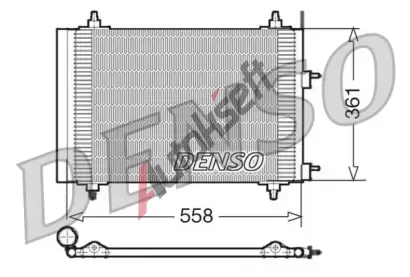 DENSO Kondenztor - klimatizace DEN DCN21015, DCN21015