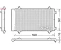 Kondenztor klimatizace DENSO ‐ DEN DCN21018