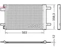 Kondenztor klimatizace DENSO ‐ DEN DCN21032