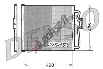 DENSO Kondenztor klimatizace DEN DCN23009, DCN23009