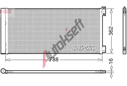 DENSO Kondenztor klimatizace DEN DCN23042, DCN23042