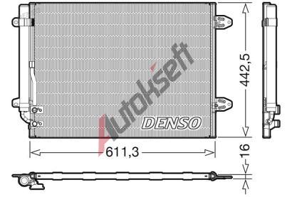 DENSO Kondenztor klimatizace DEN DCN32013, DCN32013