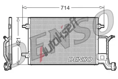 DENSO Kondenztor klimatizace DEN DCN32019, DCN32019